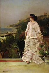 Woman on a Terrace, 1882